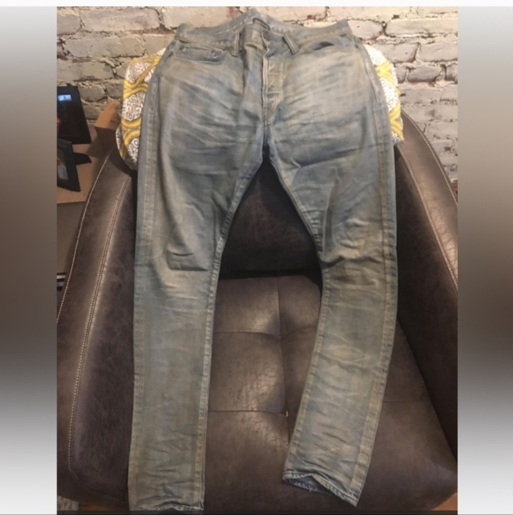 John Elliott Gray Skinny Jeans